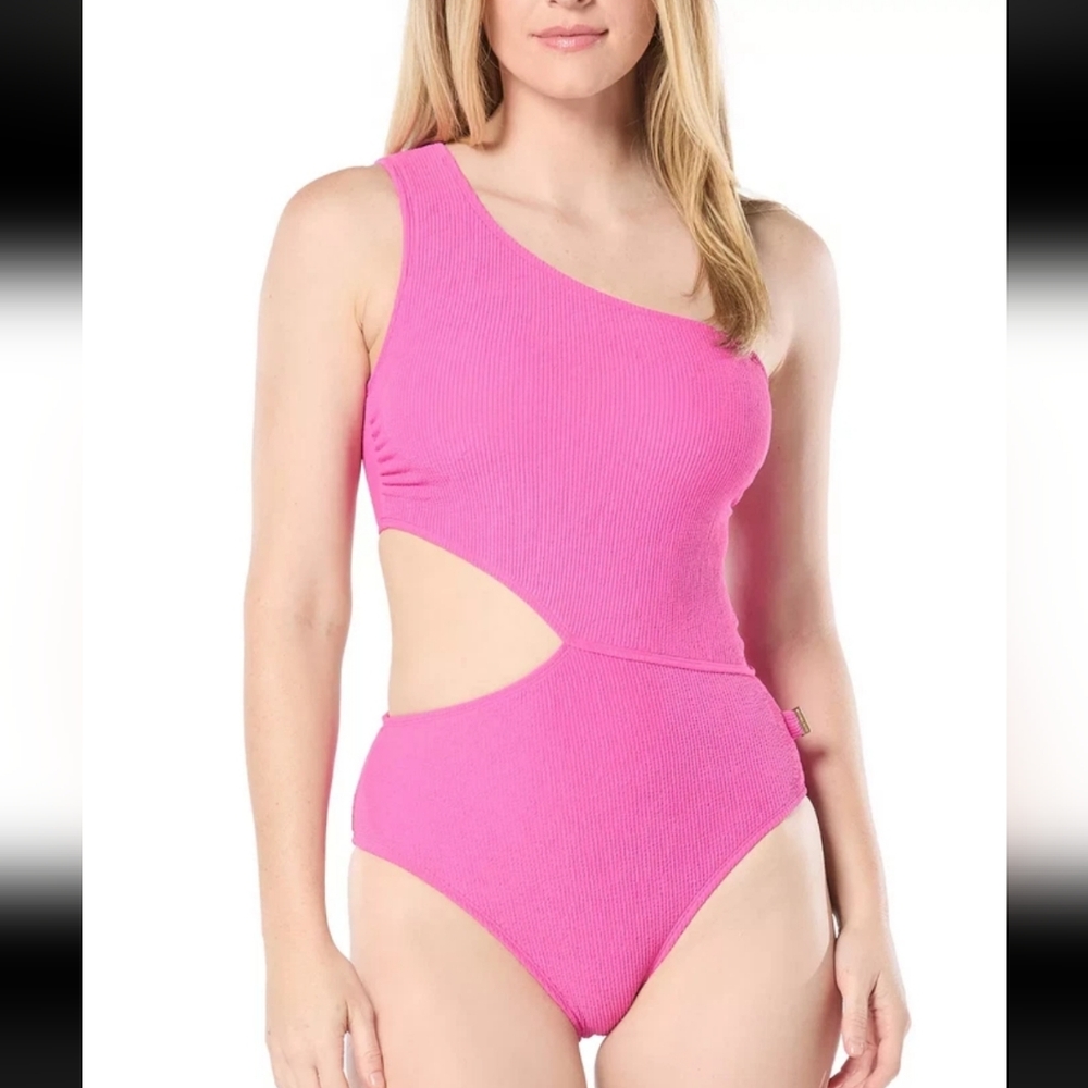 Michael Kors Asymmetrical Cutout Swimsuit